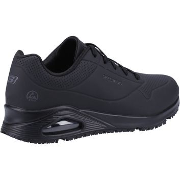 Ladies Skechers Workwear Work Relaxed Fit: Uno SR Safety Shoe Black alternative
