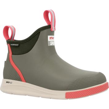 Ladies Xtratuf Ankle Deck Boot Sport Olive Green