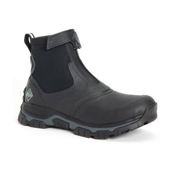 Muck Boots Apex Mid Zip Wellingtons Black/Dark Shadow
