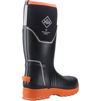 Muck Boots Grit S5 Safety Wellington Black/Orange alternative