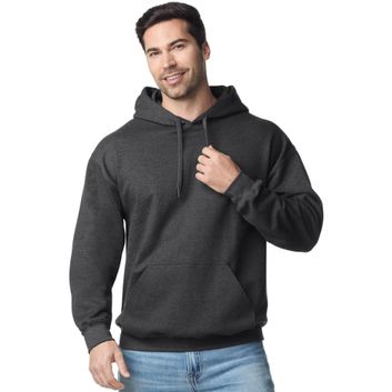 Gildan Softstyle Midweight Pullover Hood - Heather Black