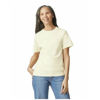 GILDAN Adult T-Shirt Off White
