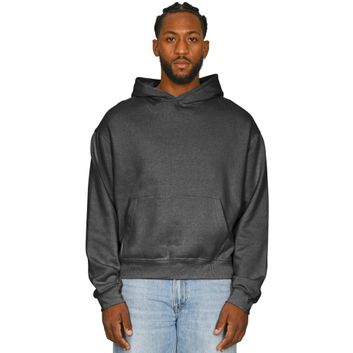 Casual Classics Premium Combed 330 Acid Wash Boxy Oversize Hood - Acid Black