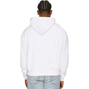 Casual Classics Premium Combed 330 Boxy Oversize Tall Hood - White alternative