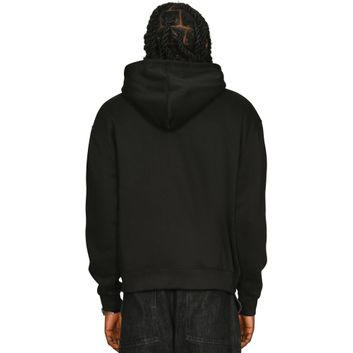 Casual Classics Premium Combed 330 Boxy Oversize Tall Zip Hood - Black alternative