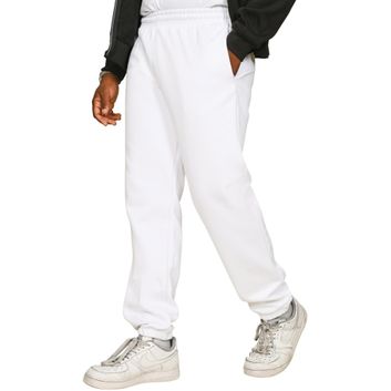 Casual Classics Premium Combed 330 Oversize Tall Jogpants - White