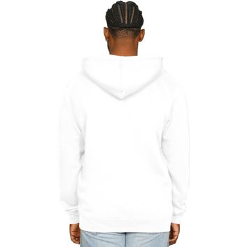 Casual Classics Ringspun Blended 280 Core Tall Zip Hood - White alternative
