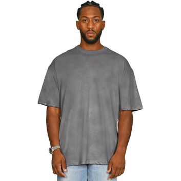Casual Classics Ringspun Combed 180 Acid Wash Core Tall T-Shirt - Acid Charcoal