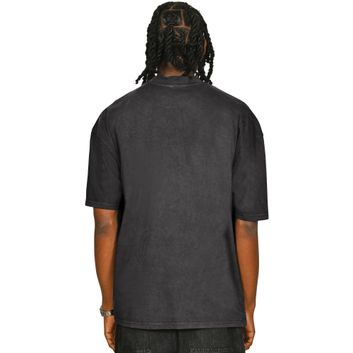 Casual Classics Ringspun Combed 180 Acid Wash Oversize Extended Neck T-Shirt - Acid Charcoal alternative