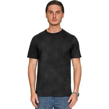 Casual Classics Ringspun Combed 180 Acid Wash Slim T-Shirt - Acid Black