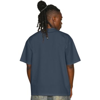 Casual Classics Supreme Organic Combed 350 Oversize Extended Neck T-Shirt - Petrol Blue alternative