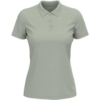 Stedman Lux Cotton Polo 180 Ladies - Soft Grey