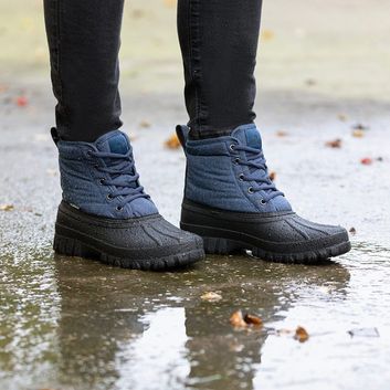Hy Equestrian Oxspring Waterproof Muck Boots Navy alternative