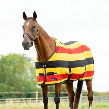 HyCONIC Newmarket Fleece Rug Yellow/Red/Black alternative