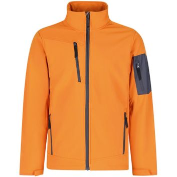 Regatta Professional Arcola 3 Layer Membrane Softshell - Sun Orange/Seal Grey