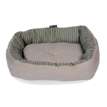 Danish Design Rustic Stripes Snuggle Bed Sage alternative