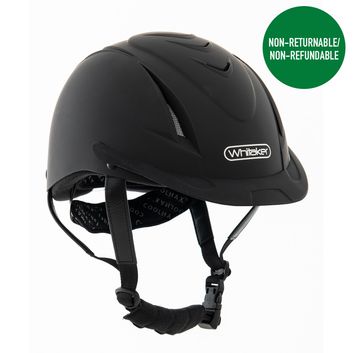 Whitaker Rh040 Nrg Young Rider Helmet Child Black