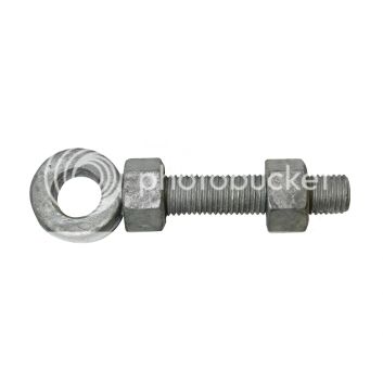 Eliza Tinsley Adjustable Gate Eye 6" x 7/8" Galvanised