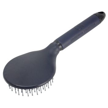 Coldstream Faux Leather Mane and Tail Brush - Navy/Black
