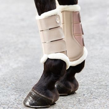 Coldstream Gordon C-Flex Air Flow Brushing Boots (Pack of 2) - Latte