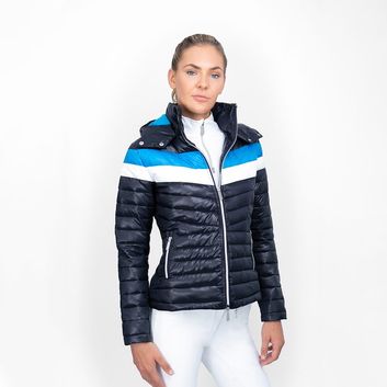 Coldstream Southdean Quilted Jacket - Navy/White/Blue alternative