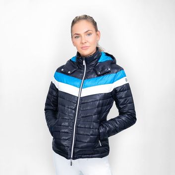Coldstream Southdean Quilted Jacket - Navy/White/Blue