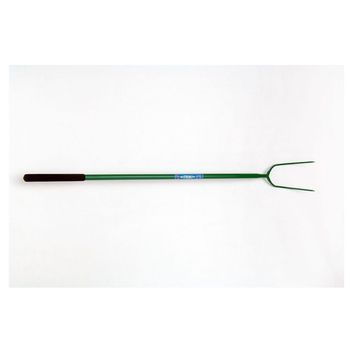 Fyna-Lite Manure Fork - Long Metal Handle (2PM) Green