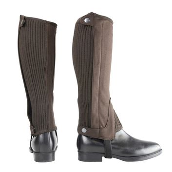 Hy Equestrian Amara Half Chaps - Brown