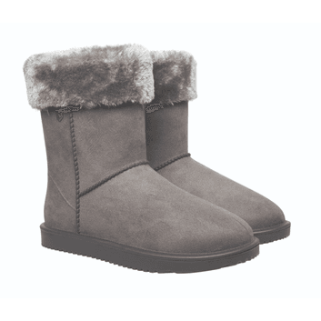 Hy Equestrian Children's Chisworth Waterproof Fleece Boot with Faux Fur - Grey