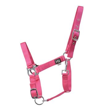 Hy Equestrian Economy Plus Head Collar - Cerise Pink