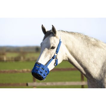 Hy Equestrian Muzzle - Blue