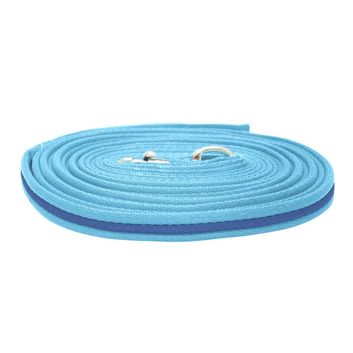 Hy Equestrian Soft Webbing Lunge Rein - Brilliant Blue