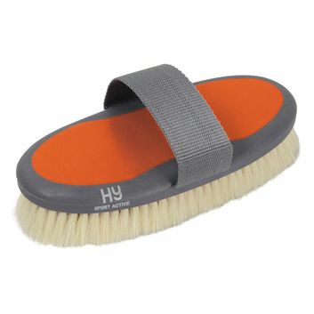 Hy Sport Active Goat Hair Body Brush - Jewel Blue