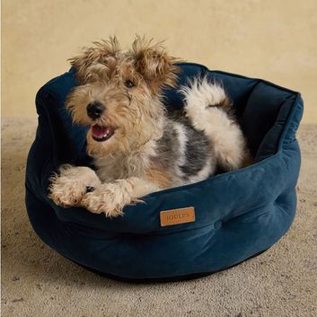 Joules Chesterfield Pet Bed - Navy