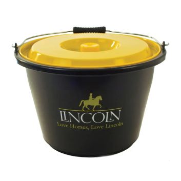 Lincoln Bucket with Lid - Black/Yellow Lid