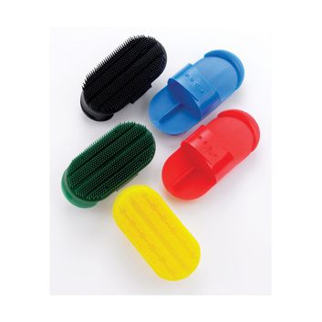 Lincoln Plastic Curry Comb - Red alternative