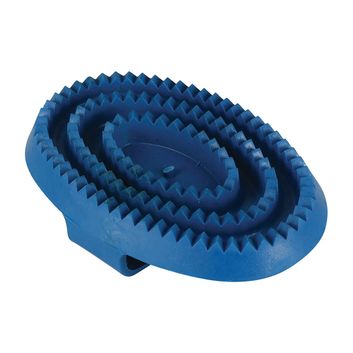 Lincoln Rubber Curry Comb - Blue