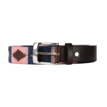 Hy Equestrian Elevate Polo Belt - Pink/Navy/Green