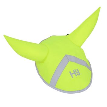Reflector Ear Bonnet by Hy Equestrian - Yellow
