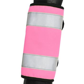 Reflector Horse Leg Wraps by Hy Equestrian - Pink