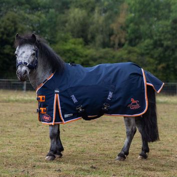 Gallop Ponie Duraproof 100g Turnout Turnout Rug Navy
