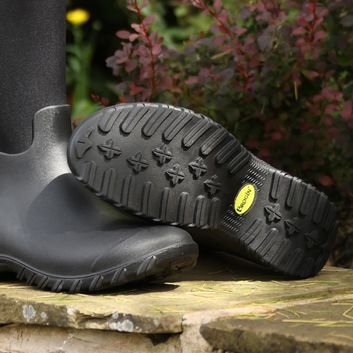 Brogini Wb145 Keswick Ladies Neoprene Wellington Muck Boots Black/Pink