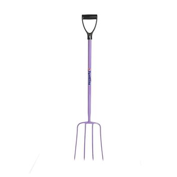Fyna-Lite Manure Fork - D Handle (4PDPURP) Purple