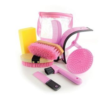 Horse Grooming Kit Pink