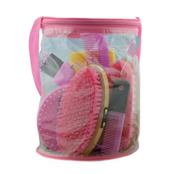 Horse Grooming Kit Pink alternative