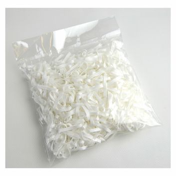 Lincoln Silicone Plaiting Bands - White alternative
