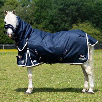 Gallop Ponie Duraproof 1oog Turnout Combo Turnout Rug Navy