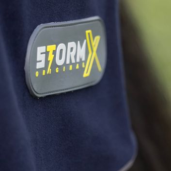 StormX Original Fleece Exercise Sheet - Navy/Grey alternative