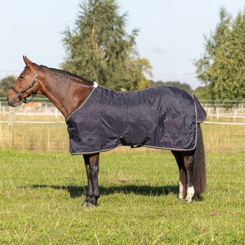 StormX Empra Luxury Show Rug - Navy/Cream