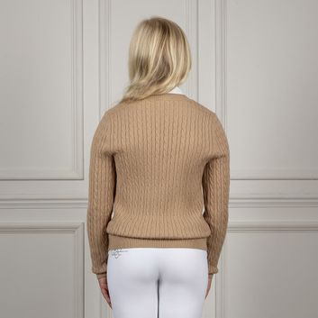 Coldstream Next Generation Clarkston Knitted V-Neck Jumper - Champagne alternative